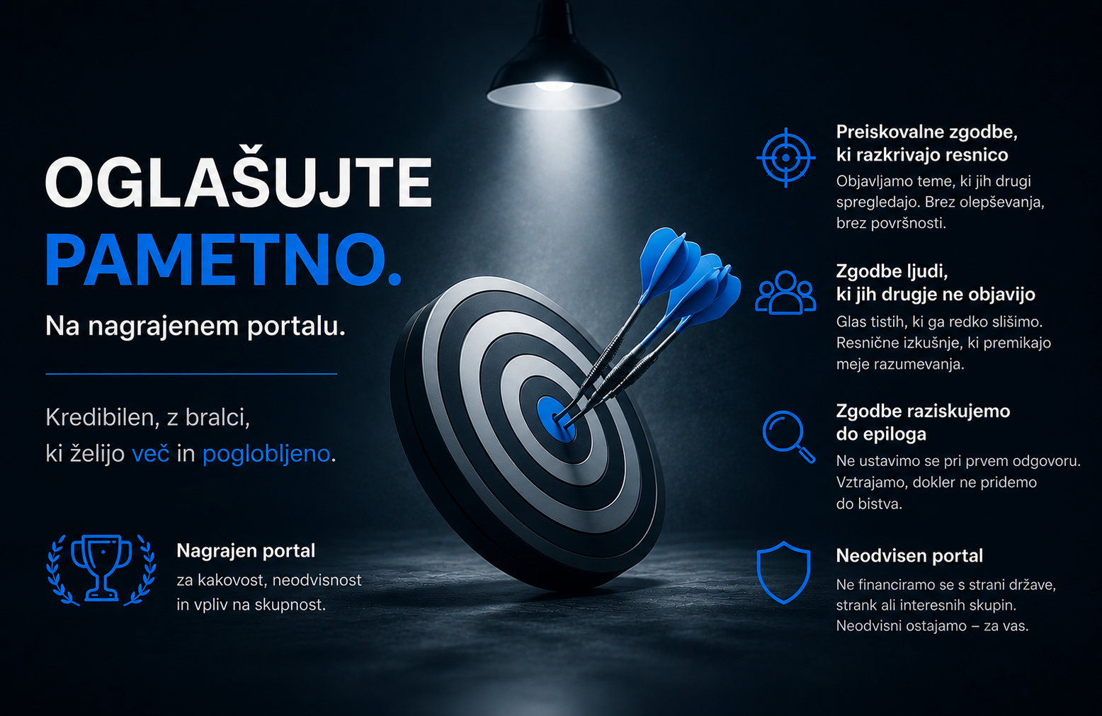 Tukaj je prostor za pameten oglas